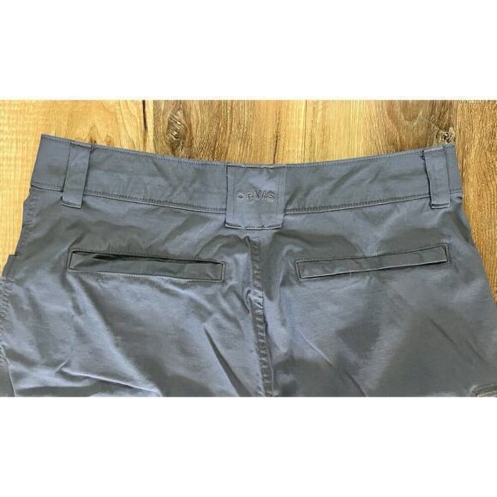 Orvis Mens Tech Cargo Shorts‎ Nylon Spandex Blend Hiking Outdoor Gray Size 32 - Picture 7 of 14